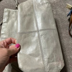 Hobo bag. Light grey